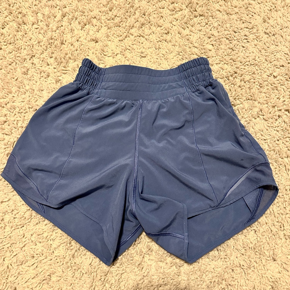 Girls Lululemon Navy Blue Athletic Shorts - Size 2
